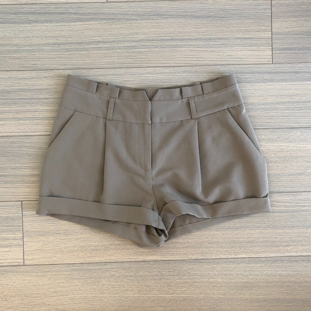 High Wasted Pleated Shorts